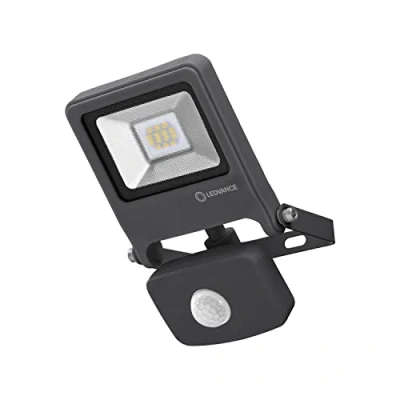 Abbildung von Ledvance LED Flutlichtstrahler ENDURA FLOOD Sensor warm White, Anstrahlung von Fassaden, fest integriert, Leuchtmittel enthalten, weiß, Sehr helle und funktionelle Außenleuchten