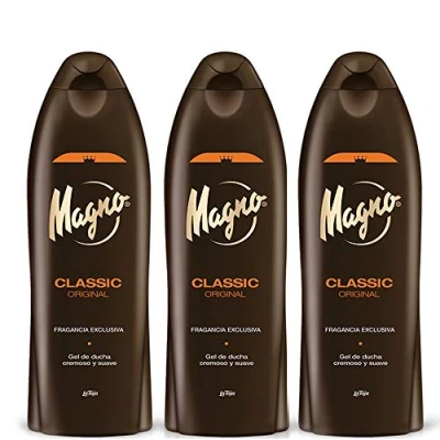 Abbildung von 3 Flaschen of MAGNO Shower Gel 18,3 oz./550 ml by