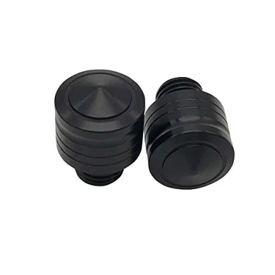 Abbildung von Motorrad M10 CNC Aluminium Anodische Oxidation Rückspiegel Adapter Spiegel Blindstopfen Schrauben Gewinde Für Yamaha MT09 FZ09 FJ09 XSR900 TRACER900 FZ07 MT07 XSR700 TRACER700 MT125 MT10 MT25 (Schwar)