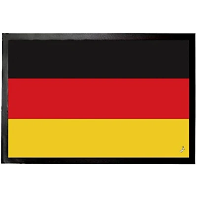 Abbildung von 1art1 Deutschland Flaggen Der Welt Fußmatte Dekomatte Innenbereich Design Türmatte 60x40 cm