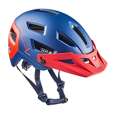 Abbildung von Black Crevice MTB Fahrradhelm, Navy/red, S/M (54 58cm)…