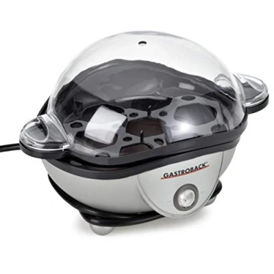 Abbildung von Gastroback 42801 Eierkocher, 350 W (Schwarz, Silber)