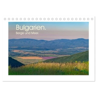 Abbildung von Bulgarien. Berge und Meer. (Tischkalender 2025 DIN A5 quer), CALVENDO Monatskalender
