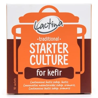 Abbildung von Lactina Starterkultur Kefir für 10 Liter Milchkefir Selber Machen Kefirferment