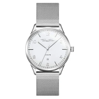 Abbildung von Thomas Sabo Unisex Armbanduhr Code TS Analog Quarz Edelstahl WA0338 201 202 40 MM