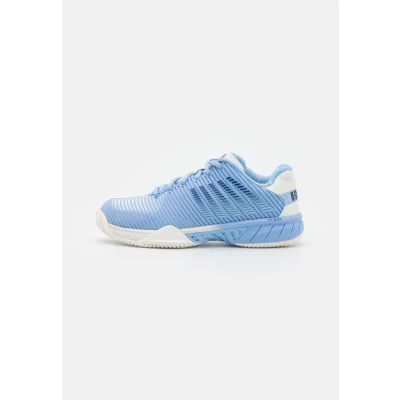 Abbildung von K SWISS Hypercourt Express 2 Tennisschuh für Sandplätze, Damen, Größe: 38, Bright white/open air/estate blue Schuhe