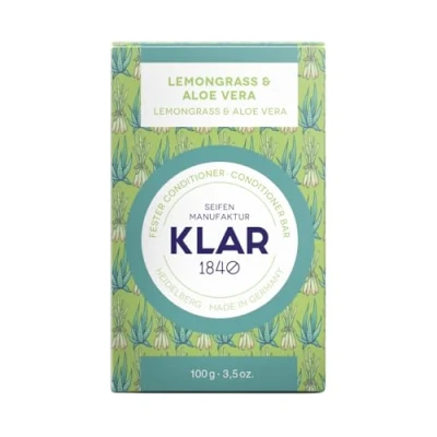 Abbildung von Klar Seifen fester Conditioner Lemongrass&amp;Aloe Vera 100g (für fettiges Haar), geeignet für feines und schnell fettendes Haar, 11180