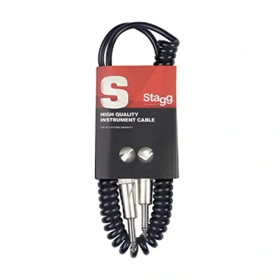 Abbildung von Stagg SGCC6 DL DLX Instrumenten Spiral Kabel (6m)