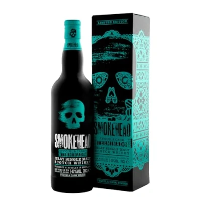 Abbildung von SMOKEHEAD TEQUILA CASK Islay Single Malt Scotch Whisky Tequilafass Finish Aroma: Rauch und Zitrusfrüchte 43% vol. 0,7l