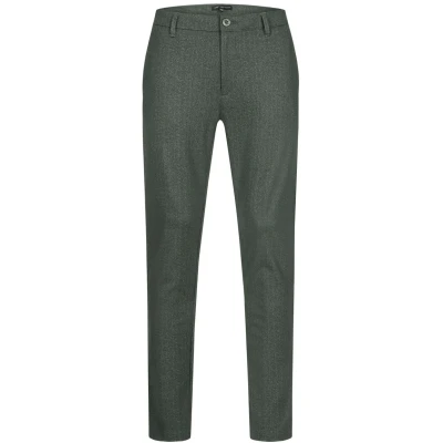 Abbildung von JEFF Herren JFLuke Stoffhose mit 4 Taschen Stretch Hose Herrenhose für Männer Green Herringbone 29/30