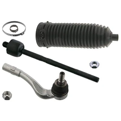 Abbildung von FEBI BILSTEIN 40167 Spurstange Vorderachse rechts mit Schellen, Lenkmanschetten MERCEDES BENZ: C Klasse Limousine, T modell