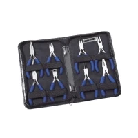 Abbildung von Mannesmann 10808 Zangen Set 8 mit Schneidefunktion 110, 100, 115, 120, 125, 145mm gummiert