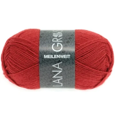 Abbildung von LANA GROSSA MEILENWEIT 50 g UNI Häkelwolle, 210 m (4 fach Sockenwolle mit 80 % Schurwolle),