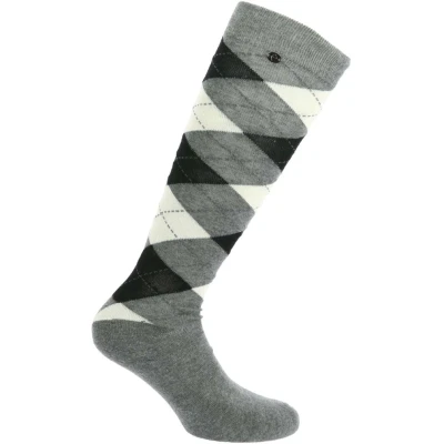 Abbildung von EQUITHÈME Reitsocken Argyle Grau Ecru 35 38