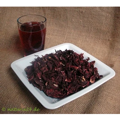 Abbildung von Naturix24 Hibiskusblüten ganz 100g Beutel
