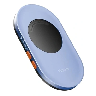 Abbildung von Vaydeer Ultra Slim Mouse Mover, Air 3 Jiggler mit einstellbarem Intervall Timer, nicht erkennbar &amp; geräuschlos, simuliert realistische Bewegung, treiberfreier Shaker für den PC aktiv (Nebelblau)