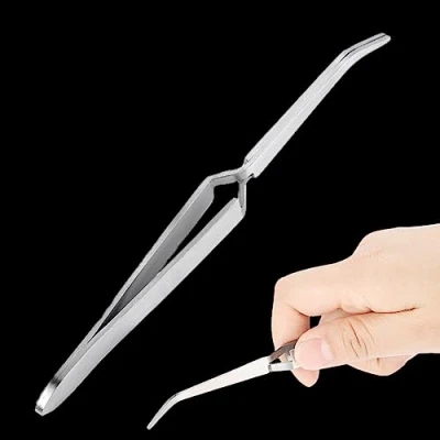 Abbildung von Edelstahl Nagel Pinzette Gel Nail Shaping Clip Art Multifunktions Pincher Werkzeug