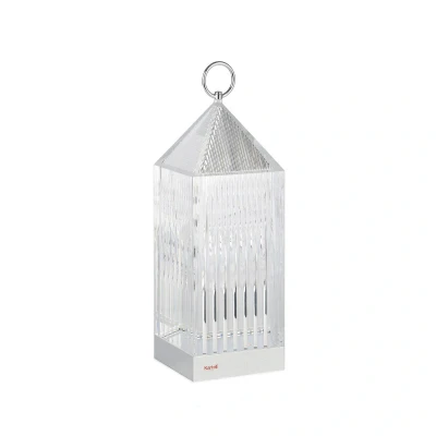 Abbildung von Kartell Lantern, Tischleuchte, Glasklar, Mit Dimmer