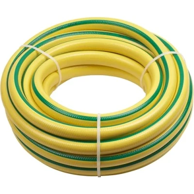 Abbildung von Meister Schlauch Trikotgewebe, 19,05 mm (3/4 Zoll) 20 m Länge Zur Bewässerung großflächiger Gärten Knickfest &amp; Abriebfest UV beständig/Gartenschlauch aus Erst PVC/Wasserschlauch / 9930190
