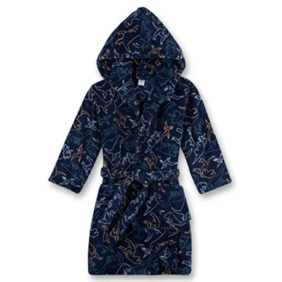 Abbildung von Sanetta Jungen Morningcoat blau Baby und Kleinkind Bademantel, Nordic Blue, 92