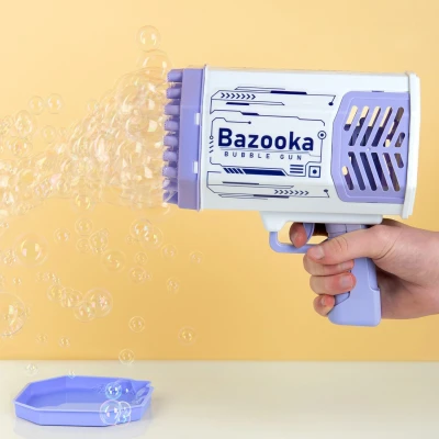 Abbildung von Bazooka Seifenblasenpistole mit LED Beleuchtung