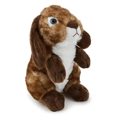 Abbildung von Zappi Co Brauner Hase Plüschspielzeug (20 cm Länge) Teil unserer beliebten Safari Tierserie, Dieses weiche Spielzeug