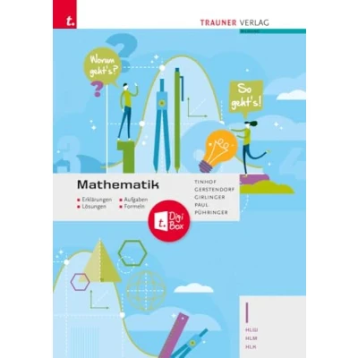 Abbildung von Mathematik I HLW/HLM/HLK + TRAUNER DigiBox Erklärungen, Aufgaben, Lösungen, Formeln