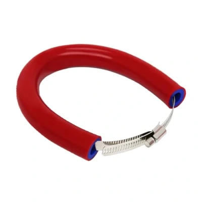 Abbildung von JFG RACING 52 cm/20,47&quot; Motorrad Auspuff Schutzring,Universeller Verstellbarer Schutz Hitzeschutz für Pit Dirt Bike Motocross Supermoto Enduro Scooter Rot