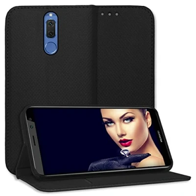 Abbildung von mtb more energy® Schutz Tasche Bookstyle für Huawei Mate 10 Lite (5.9&#039;&#039;) schwarz Kunstleder Cover Hülle Case