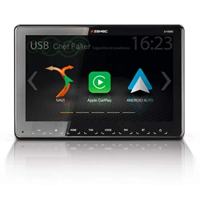 Abbildung von ZENEC Z N965: 1 Din Autoradio, Multimediasystem mit 9“/22,9 cm Touchscreen, Mediencenter DAB+, Apple CarPlay, Android Auto, zum Navi für PKWs oder Reisemobile erweiterbar