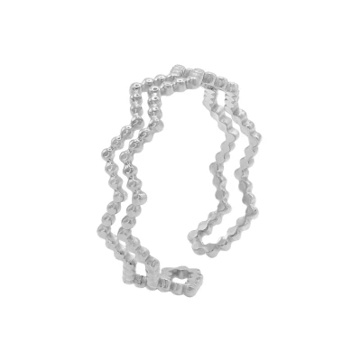 Abbildung von Heideman Damenring Trini Ring silvercoloured, Damen, Größe: 52, Silver coloured