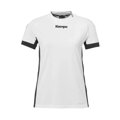 Abbildung von Kempa Prime Tshirt print, Damen, Größe: Medium, Weiß schwarz