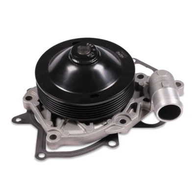 Abbildung von HEPU P596 Wasserpumpe mit Dichtung mechanisch Metall für Keilrippenriementrieb PORSCHE: Boxster, 911 Coupe, Cabrio