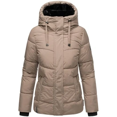 Abbildung von Navahoo SAG JA XIV Winterjacke, Damen, Größe: Large, Taupe grey