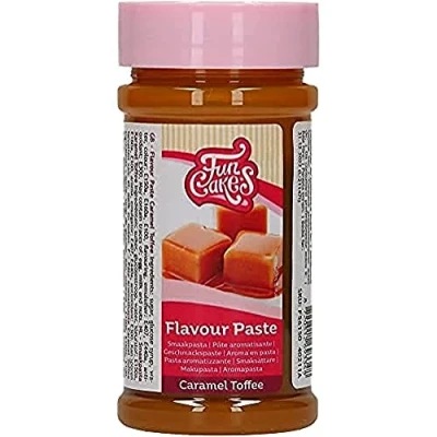 Abbildung von FunCakes Geschmackpaste Karamell Toffee: Lebensmittelpaste, großartiger Geschmack, perfekt zum Dekorieren von Kuchen, geeignet für Teig und Füllungen. 100 g.
