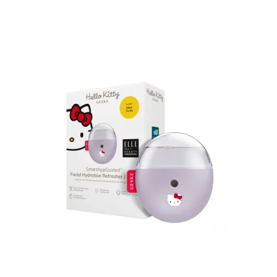Abbildung von GESKE x Hello Kitty SmartAppGuided™ Facial Hydration Refresher 4 in 1 Wasserzerstäuber Gesichtsdampfer Face Mister Gesichtsreinigungsgerät Sprühnebler Skin Kosmetik natürlicher Glow