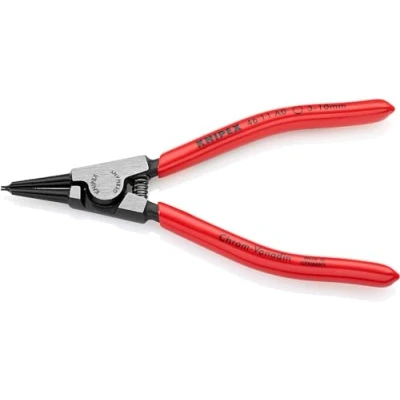 Abbildung von KNIPEX Sicherungsringzange für Außenringe auf Wellen mit Kunststoff überzogen schwarz atramentiert 140 mm 46 11 A0 SB