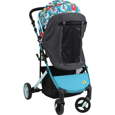 Abbildung von LittleLife Buggy und Kinderwagen Blackout Sun Shade mit doppelter Türöffnung, UV Schutz Abdeckung, Universal Fit