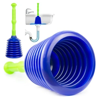 Abbildung von Luigi&#039;s Rohrreinigungspumpe Kraftvoller Abflussreiniger: Pömpel Pümpel, L: 41,00 cm, (1 tlg), Pümpel: Leistungsstarker KlempnerPlunger