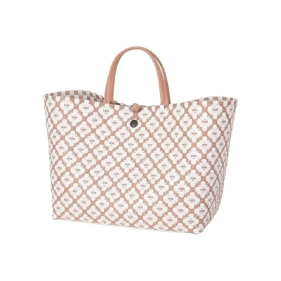 Abbildung von Motif Bag Shopper copper blush with white pattern size L short PU handles