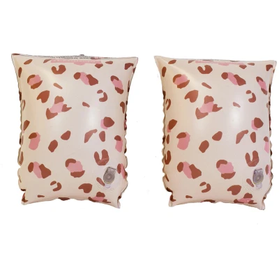 Abbildung von Swim Essentials Schwimmflügel 0 2 Jahre Leopard Alt Pink 14 x 6 17 cm