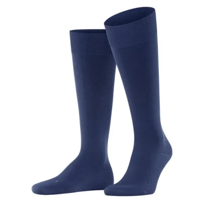Abbildung von FALKE Herren Ultra Energizing M KH Baumwolle mit Kompression 1 Paar Kniestrümpfe, Blau (Deep Blue 6418) Wadenumfang W3, 41 42