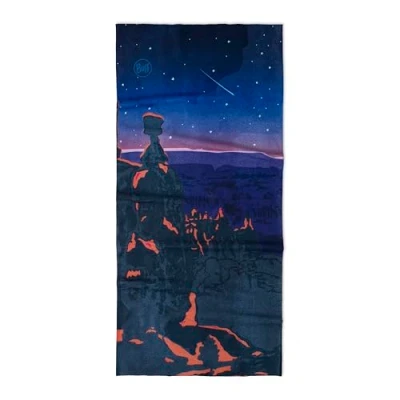 Abbildung von BUFF® Schlauchschal CoolNet UV® Männlich Weiblich Erwachsene Flexibel, UPF50 Schutz, leicht, dehnbar, recyceltes Material, Sport, Sommer, Einheitsgröße, Nacht Blau