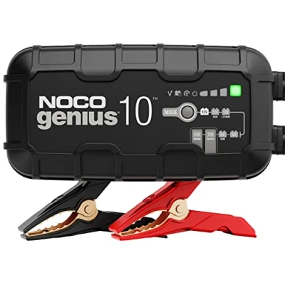 Abbildung von NOCO GENIUS10: 10A Intelligentes Batterieladegerät, 6V/12V Ladegerät, Erhaltungsladegerät und Desulfator mit Temperaturkompensation