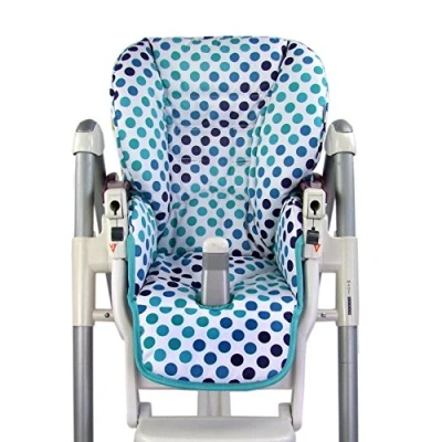 Abbildung von BambiniWelt by Rafael K. Hochstuhlauflage Ersatzbezug Sitzkissen kompatibel mit PEG PEREGO Prima Pappa Diner, für Kinderhochstuhl