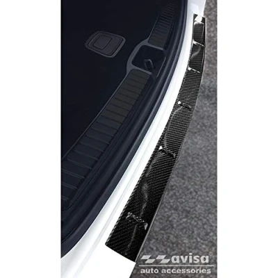 Abbildung von Avisa Echtes 3D Karbon Heckstoßstangenschutz kompatibel mit Mercedes GLE II (W167) 2019 inkl. 53 AMG &#039;Ribs&#039;