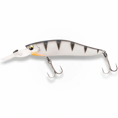 Abbildung von LMAB KØFI Flash Vibe 67 Suspending Medium Runner Twitchbait 6.7cm (7g) White Tiger Wobbler