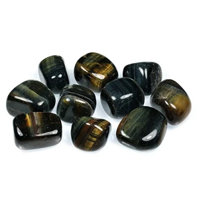 Abbildung von CrystalAge Trommelstein, Tigerauge, Blau, 20 25 mm, 5 Stück