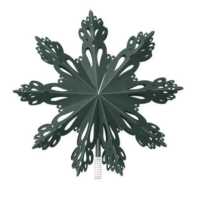 Abbildung von Broste Copenhagen CHRISTMAS STAR Baumspitze Papier deep forest 30 cm