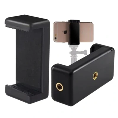 Abbildung von TronicXL Universal Handy Halterung Stativ Adapter Aufsatz für Smartphone iPhone Kamerastativ
